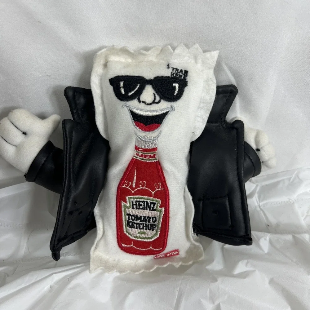 Heinz Ketchup Collectable Leader Of The Packets Cool‎ Leather Jacket Plush